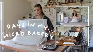 Days in my life as a MICRO BAKER... selling sourdough at home