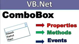 Vb.net Combobox control Properties,Methods and Events