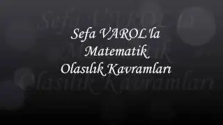 8. SINIF TEOG MATEMATİK OLASILIK KAVRAMLARI