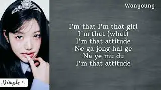 IVE - Attitude (Easy Lyrics)