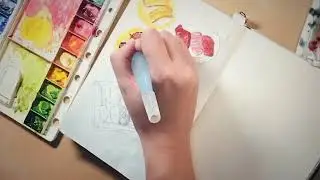 Watercolor | 水彩插画  Sushi 寿司水彩