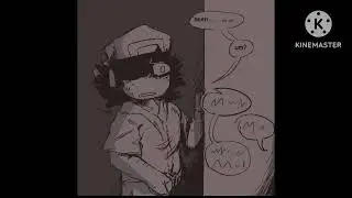 Grey walks in on Glitchy Red comic dub