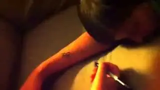 Prank on friend (draw)penis :)