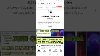 Shorts video Joni cell Tutoriyal Channel Berbagi Ilmu Tentang Masalah Hp andorid