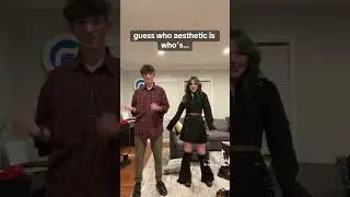 guess who’s aesthetic is who’s hard edition 😂😂 #tiktok #funny #couples #clothesswap