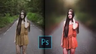 How to BLUR Background & Apply COLOR Effects in Photoshop