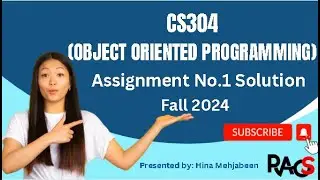 CS304 (Object Oriented Programming) Assignment No.1 Solution Fall 2024 - By Rare Academy of Science