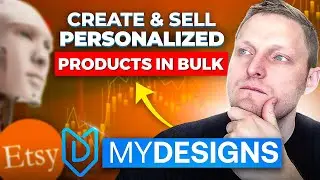 How To Create & Sell Personalized Print on Demand Products in Bulk on Etsy (Easy Side Hustle)