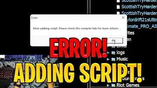 Error Add Script