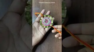 DIY easy rakhi making #shorts