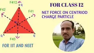 ELECTROSTATICS- 10 | Force on centroid charged particle | FOR IIT and NEET