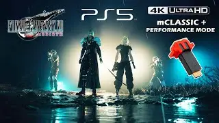 Final Fantasy VII Rebirth PS5 Performance Mode + mClassic Graphics Upscale (4K 60fps)