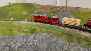 Tantermozza-Viadukt-Überfahrt (Ge 4/4 II Felsberg)