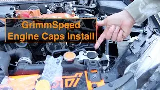 GrimmSpeed Engine Bay Reservoir Cap Install