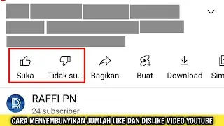 Cara menyembunyikan jumlah like dan dislike pada video YouTube | Tutorial