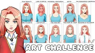 10 ART STYLES CHALLENGE- 100 SUBS SPECIAL (WEBTOON EDITION)