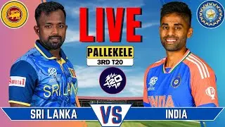 INDIA vs SRI LANKA Live Match Today | IND VS SL Live Score & Commentary | IND vs SL 3rd T20 Live