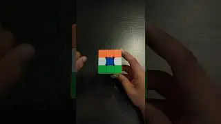 How To Make Indian Flag on Rubik's Cube 🇮🇳 