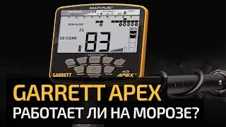 Работает ли Garrett Apex на морозе? Ответ Белому Копателю.
