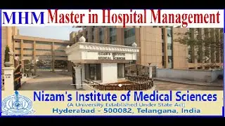 NIM SET - MHM PG Course( Master in Hospital Management) in Nizam's Institute of Medical Sciences