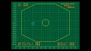 Bouncing Ball Demo - Neo Geo MVS / AES
