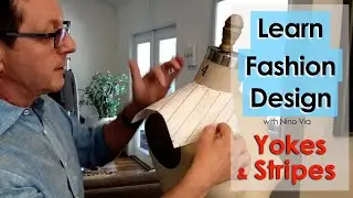 Working With Yokes And Stripes In Fashion Designing ~ Learn FASHION DESIGN Online.