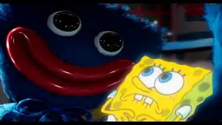 Spongebob singing Huggy Wuggy theme