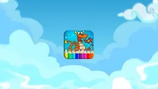Раскраска для малышей: Драконы / Drawing for Kids - Dragon