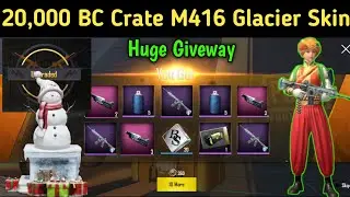 M416 Glacier Skin 🥰 | Pubg Mobile Lite M416 Glacier Skin Crate Opening| Pubg Lite New Crate Opening