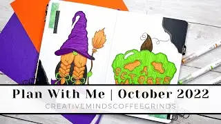 PLAN WITH ME || October 2022 Bullet Journal Setup