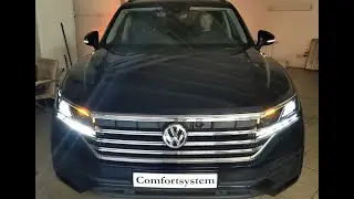Touareg CR  замена фар на  IQ.Light  (Matrix)