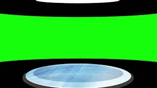 Green screen virtual news studio.free use.
