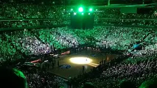 Zalgiris intro at Zalgirio arena 2019