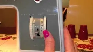 Singer sewing machine controls