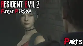 Resident Evil 2 Remake (First Person Mod) Leon 2nd Run Part 5 - Underground Parking Lot