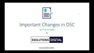 CCA New Guidelines for Digital Signature Applicable from 01-07-2024