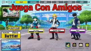 Como invitar a un amigo en My Hero Ultra Rumble (lobby)