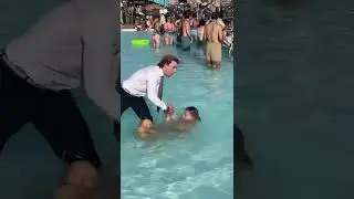 Mormon giving out baptisms at a rave