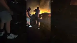 Good Samaritans Rescue Man From Burning Car