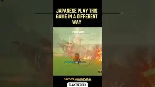 Japanese Play This Game In A Different Way #tearsofthekingdom #anime