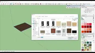 Sketchup tutorial in tamil-material texture in sketchup-import materials