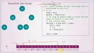 Heap Sort - Part 6 Heap Insertion