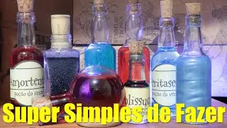 Como fazer POÇÕES MÁGICAS decorativas