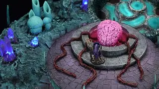 I built an entire Mind Flayer Lair (Dungeons & Dragons DIY Miniature Terrain)