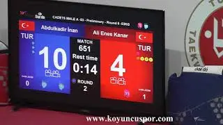 53kg A. İnan vs A. E. Kanar (2019 Turkish Cadet Taekwondo Championships)