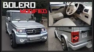 Mahindra BOLERO || Custom Interiors | Led Head & Tail lamps