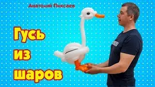 Гусь из шаров своими руками