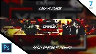FREE CSGO BANNER TEMPLATE + Tutorial | Photoshop CC & CS6 By Zarok