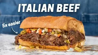 The Easiest Italian Beef Sandwich Ever