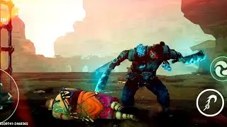(Shadow Fight 4 Arena) Butcher vs Hong joo Angry fight gameplay round 1.2.final 